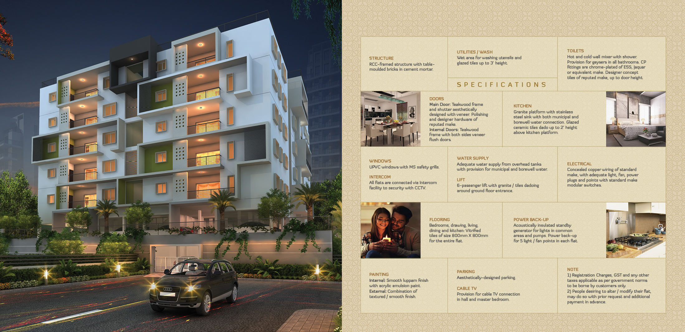 Eesha Infra Manideepika 3 Bhk Luxury Apartments Panchavati Colony